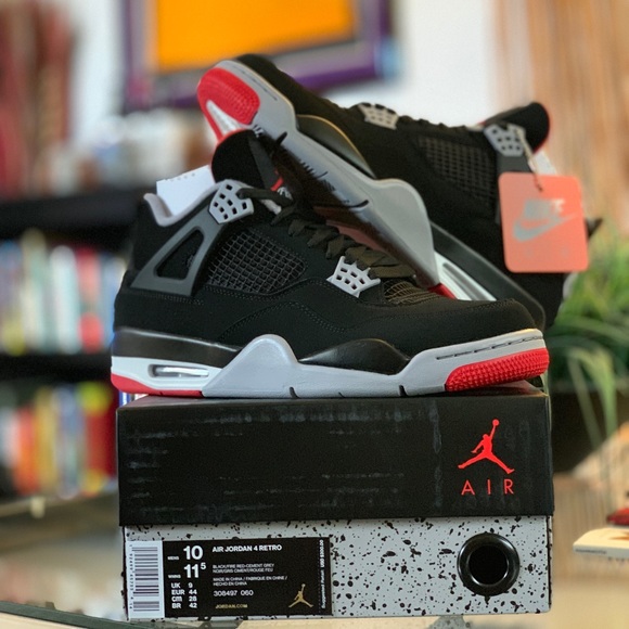 Jordan 4 “bred” 2019 - Picture 1 of 4